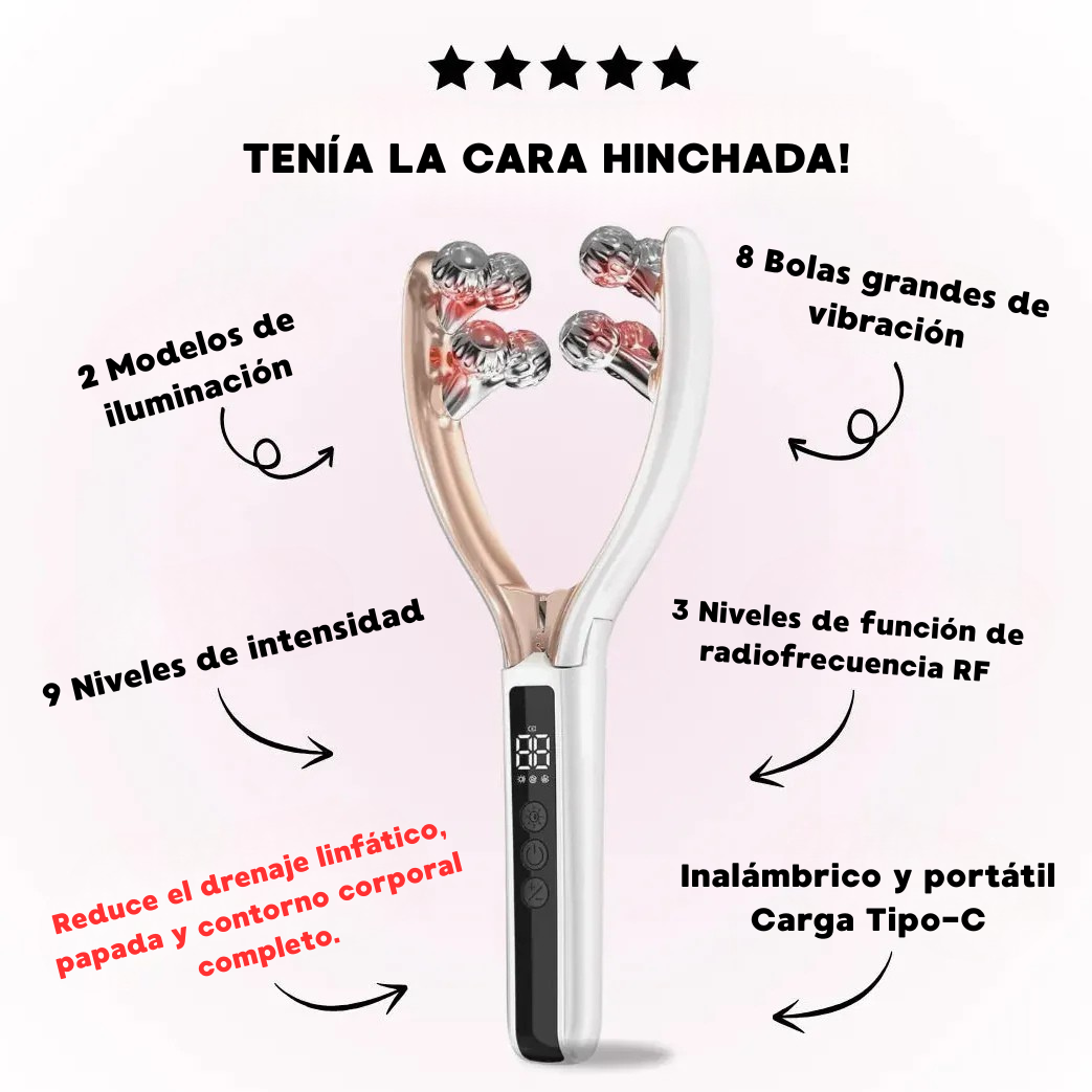 Lusimé - Masajeador Facial EMS